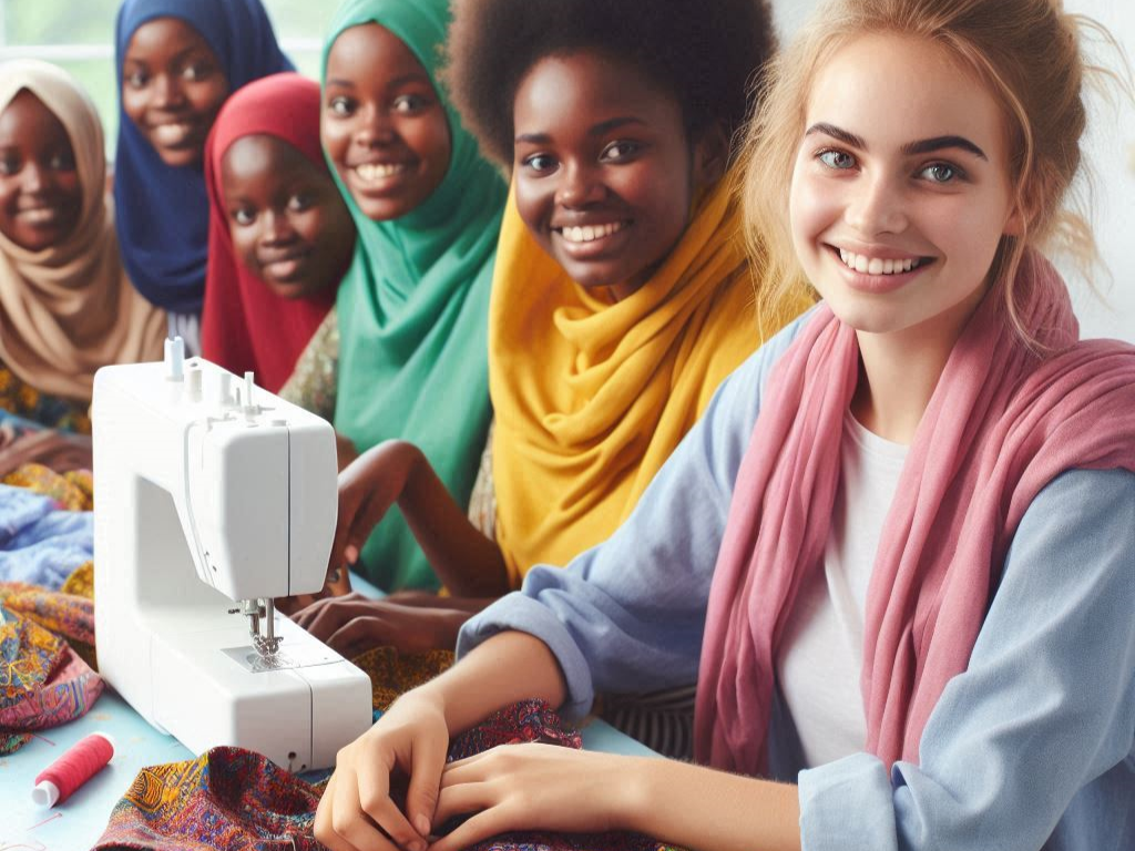 Tanzania young mothers Sewing Classes Tanzania young mothers Sewing Classes