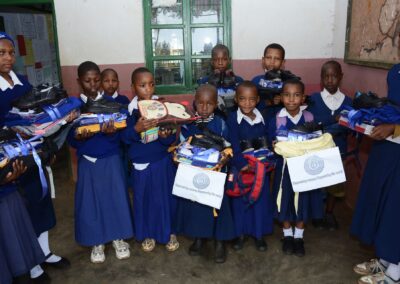 Donation Day at Lyasomboro Primary in Moshi, Tanzania